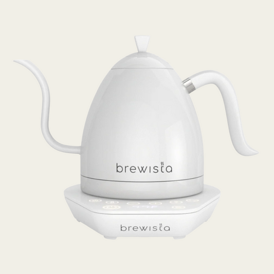 BREWISTA ARTISAN ELECTRIC GOOSENECK KETTLE (Pure white)