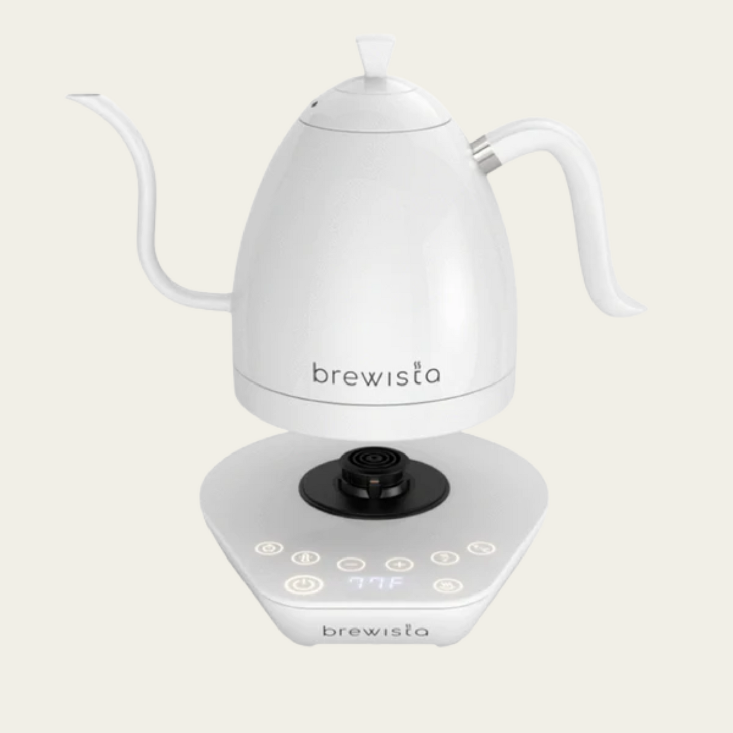 BREWISTA ARTISAN ELECTRIC GOOSENECK KETTLE (Pure white)