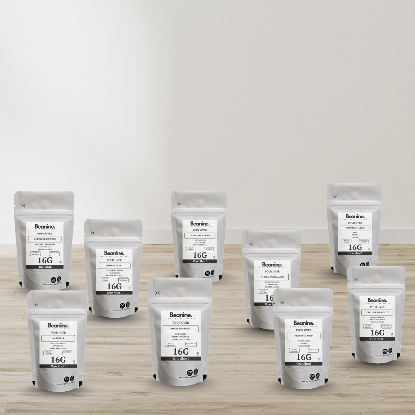 SPECIALTY SHOTS (PICK YOUR SHOTS x 9) - POUR OVER WHOLE BEANS