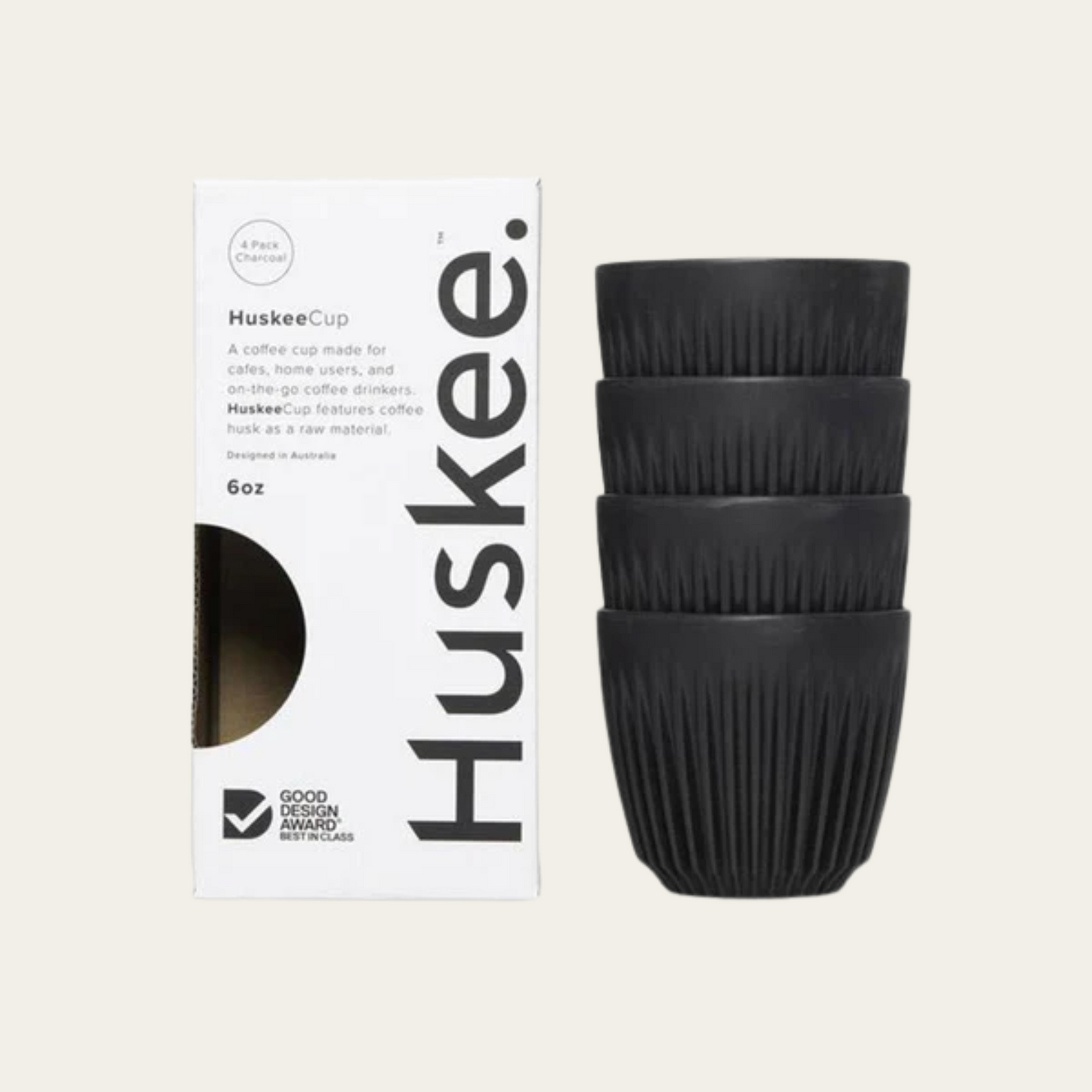 HUSKEE CUPS WITHOUT LID (PACK OF 4)